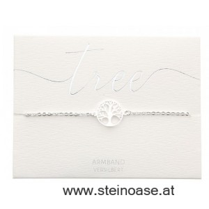 Armband Lebensbaum 'versilbert'